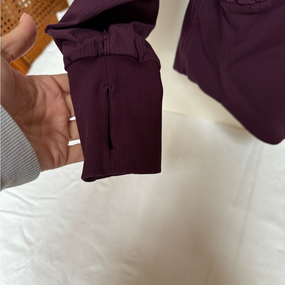 Lululemon dance studio jacket plum reversible size 6 - Picture 4 of 6